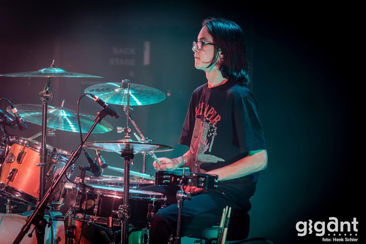 Bram Koldenhof drummer in Gigant Apeldoorn